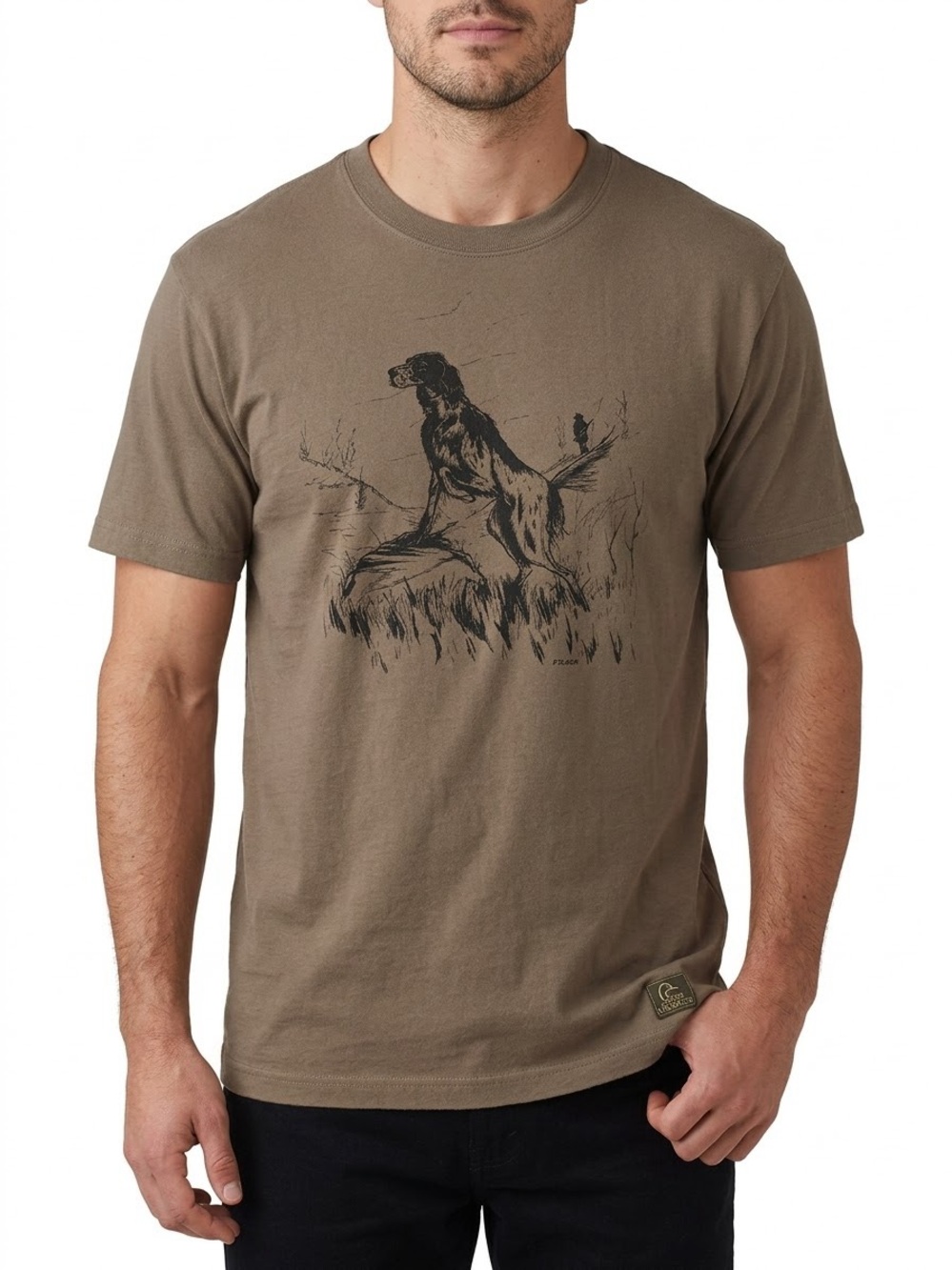 Filson x Ducks Unlimited T Shirt Medium USA Hunting Dog Graphic